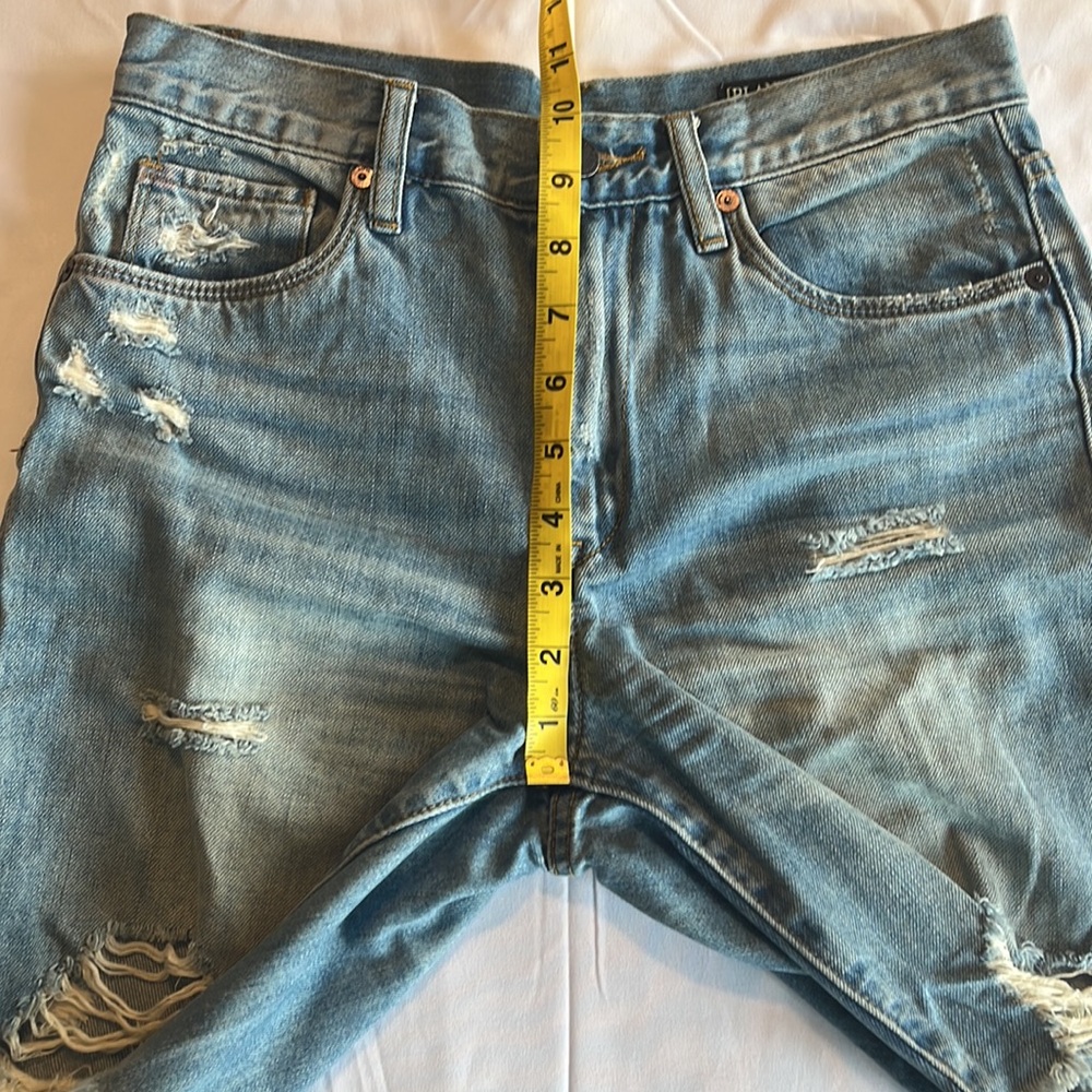 $90 Blank NYC Size 25 Distressed High Waist Jean Denim Shorts - Picture 8 of 12